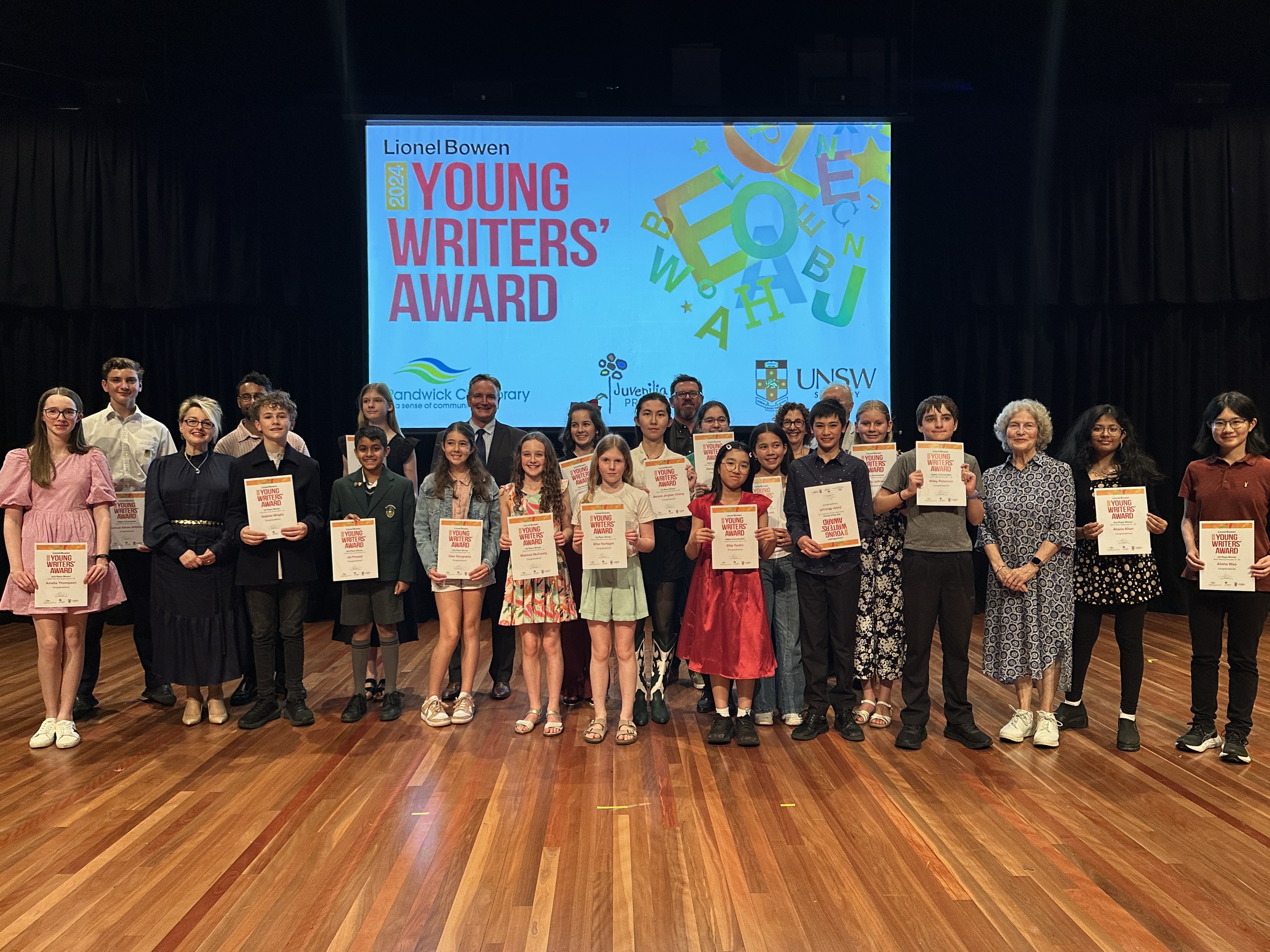 Winning entrants and guest speakers at the Lionel 